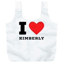 I Love Kimberly Full Print Recycle Bag (xxl) by ilovewhateva