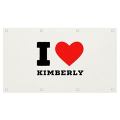 I Love Kimberly Banner And Sign 7  X 4  by ilovewhateva