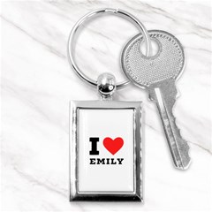 I Love Emily Key Chain (rectangle) by ilovewhateva