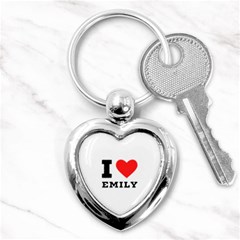 I Love Emily Key Chain (heart) by ilovewhateva