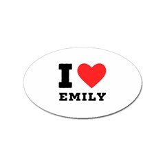 I Love Emily Sticker (oval) by ilovewhateva