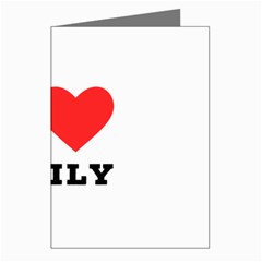 I Love Emily Greeting Cards (pkg Of 8) by ilovewhateva