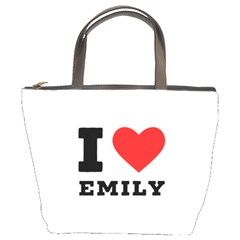 I Love Emily Bucket Bag by ilovewhateva