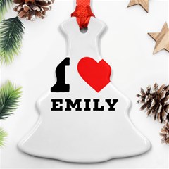 I Love Emily Ornament (christmas Tree)  by ilovewhateva