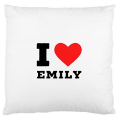 I Love Emily Standard Premium Plush Fleece Cushion Case (two Sides) by ilovewhateva