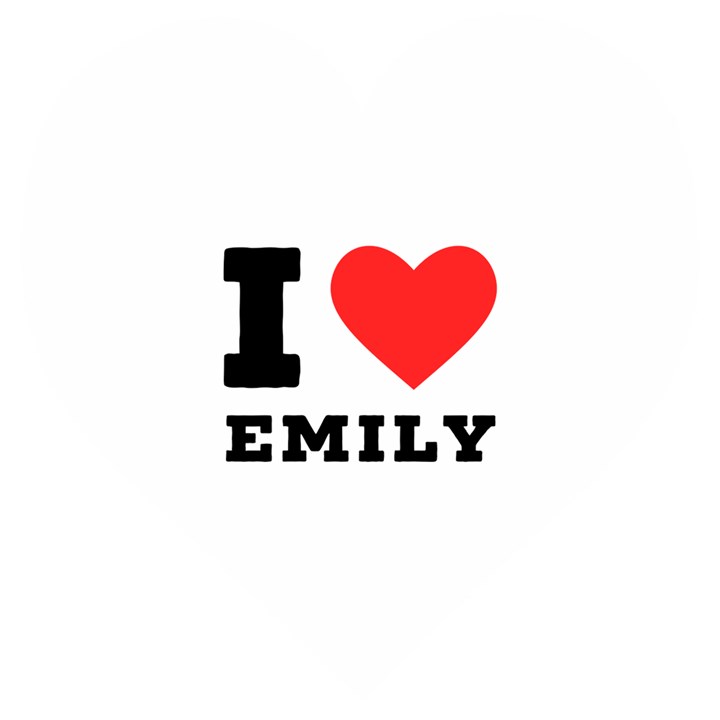 I love emily Wooden Puzzle Heart