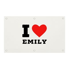 I Love Emily Banner And Sign 5  X 3  by ilovewhateva