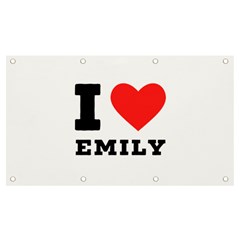 I Love Emily Banner And Sign 7  X 4  by ilovewhateva