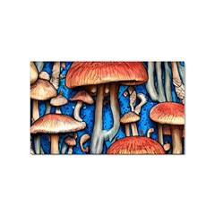 Whimsical Mushroom Sticker Rectangular (100 Pack) by GardenOfOphir