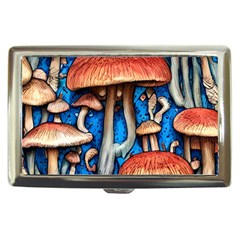 Whimsical Mushroom Cigarette Money Case by GardenOfOphir