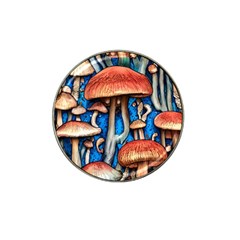 Whimsical Mushroom Hat Clip Ball Marker (4 Pack) by GardenOfOphir