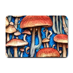 Whimsical Mushroom Small Doormat by GardenOfOphir