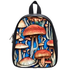 Whimsical Mushroom School Bag (small)