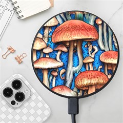 Whimsical Mushroom Wireless Fast Charger(black)