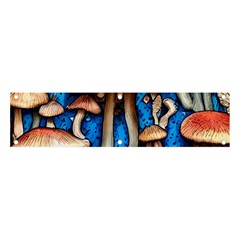 Whimsical Mushroom Banner And Sign 4  X 1  by GardenOfOphir