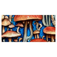 Whimsical Mushroom Banner And Sign 6  X 3  by GardenOfOphir