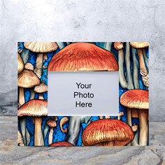 Whimsical Mushroom White Tabletop Photo Frame 4 x6 