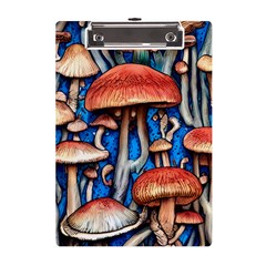 Whimsical Mushroom A5 Acrylic Clipboard by GardenOfOphir