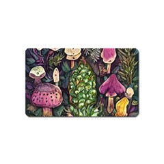 Forest Fairycore Foraging Magnet (name Card) by GardenOfOphir