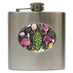 Forest Fairycore Foraging Hip Flask (6 Oz) by GardenOfOphir