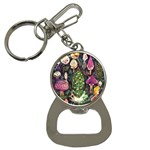 Forest Fairycore Foraging Bottle Opener Key Chain Front