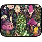 Forest Fairycore Foraging One Side Fleece Blanket (Mini) 35 x27  Blanket