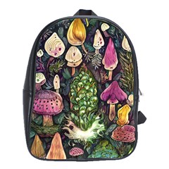 Forest Fairycore Foraging School Bag (large) by GardenOfOphir