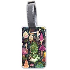 Forest Fairycore Foraging Luggage Tag (one Side) by GardenOfOphir