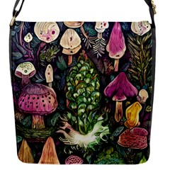 Forest Fairycore Foraging Flap Closure Messenger Bag (s) by GardenOfOphir