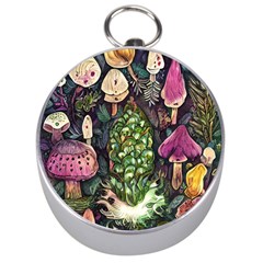 Forest Fairycore Foraging Silver Compasses by GardenOfOphir