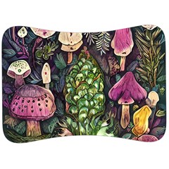 Forest Fairycore Foraging Velour Seat Head Rest Cushion by GardenOfOphir