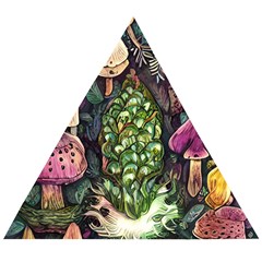 Forest Fairycore Foraging Wooden Puzzle Triangle by GardenOfOphir