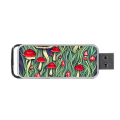 Natural Fairy Foraging Garden Portable Usb Flash (one Side) by GardenOfOphir