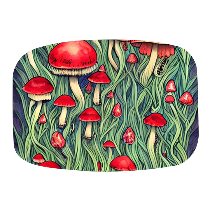 Natural Fairy Foraging Garden Mini Square Pill Box