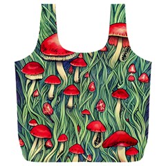 Natural Fairy Foraging Garden Full Print Recycle Bag (xxl) by GardenOfOphir