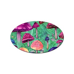 Vintage Flowery Foraging Garden Sticker Oval (10 Pack) by GardenOfOphir