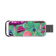 Vintage Flowery Foraging Garden Portable Usb Flash (two Sides) by GardenOfOphir