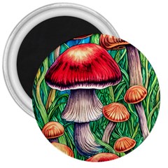 Woodsy Foraging Garden 3  Magnets by GardenOfOphir