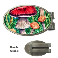 Woodsy Foraging Garden Money Clips (oval)  by GardenOfOphir