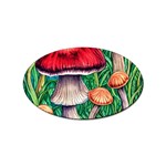 Woodsy Foraging Garden Sticker Oval (10 pack) Front