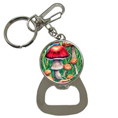 Woodsy Foraging Garden Bottle Opener Key Chain by GardenOfOphir