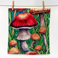 Woodsy Foraging Garden Face Towel by GardenOfOphir