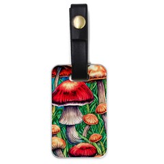 Woodsy Foraging Garden Luggage Tag (one Side) by GardenOfOphir