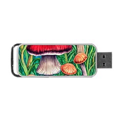 Woodsy Foraging Garden Portable Usb Flash (one Side) by GardenOfOphir