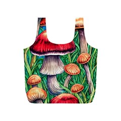 Woodsy Foraging Garden Full Print Recycle Bag (s) by GardenOfOphir