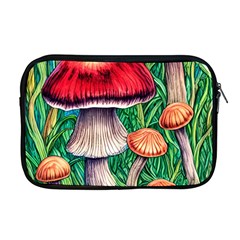 Woodsy Foraging Garden Apple Macbook Pro 17  Zipper Case by GardenOfOphir