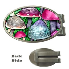 Fantasy Foraging Garden Money Clips (oval)  by GardenOfOphir