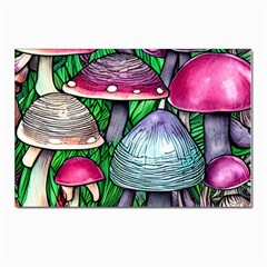 Fantasy Foraging Garden Postcard 4 x 6  (pkg Of 10) by GardenOfOphir