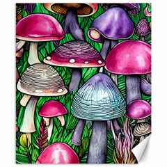 Fantasy Foraging Garden Canvas 8  X 10  by GardenOfOphir