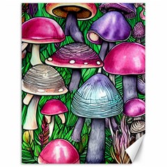 Fantasy Foraging Garden Canvas 12  X 16  by GardenOfOphir